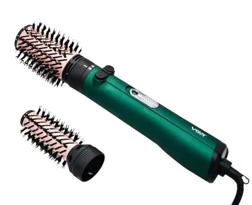 Щітка для фена VGR V-498 1200W Зелений фен-стайлер з 2 насадками