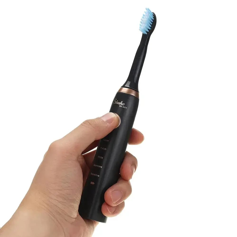 Акумуляторна електрична зубна щітка Shuke SK-601 з 4 насадками