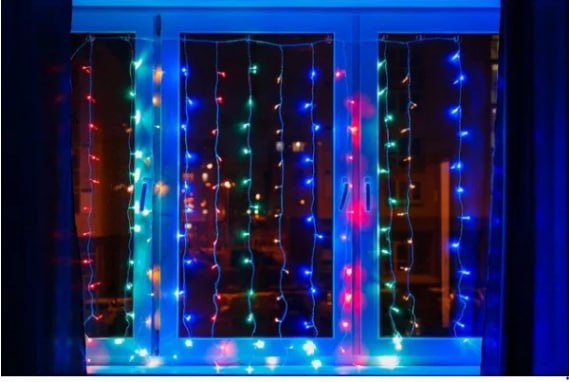 Гірлянда Водоспад Штора 2х2м 320LED