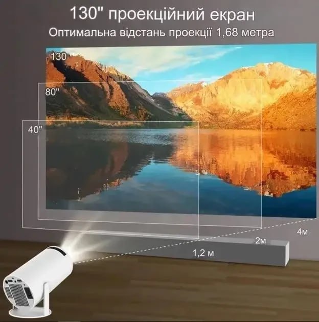 Мультимедійний портативний міні-проектор