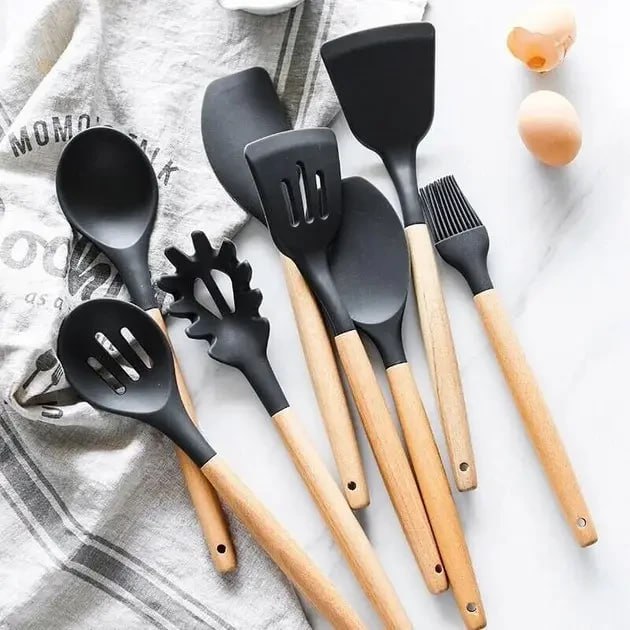 Набір кухонних аксесуарів Silicone Kitchen Stuff 12 штук