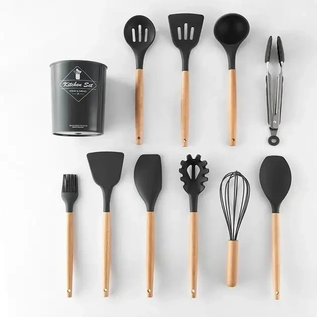 Набір кухонних аксесуарів Silicone Kitchen Stuff 12 штук